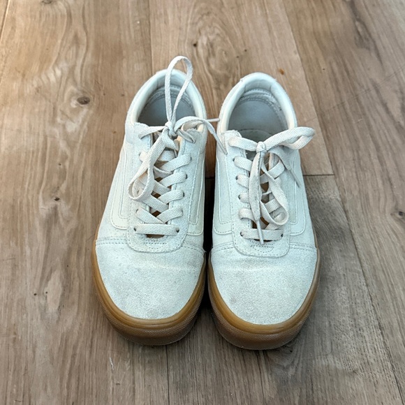 Vans Women Beige Suede Sneakers - Picture 5 of 11